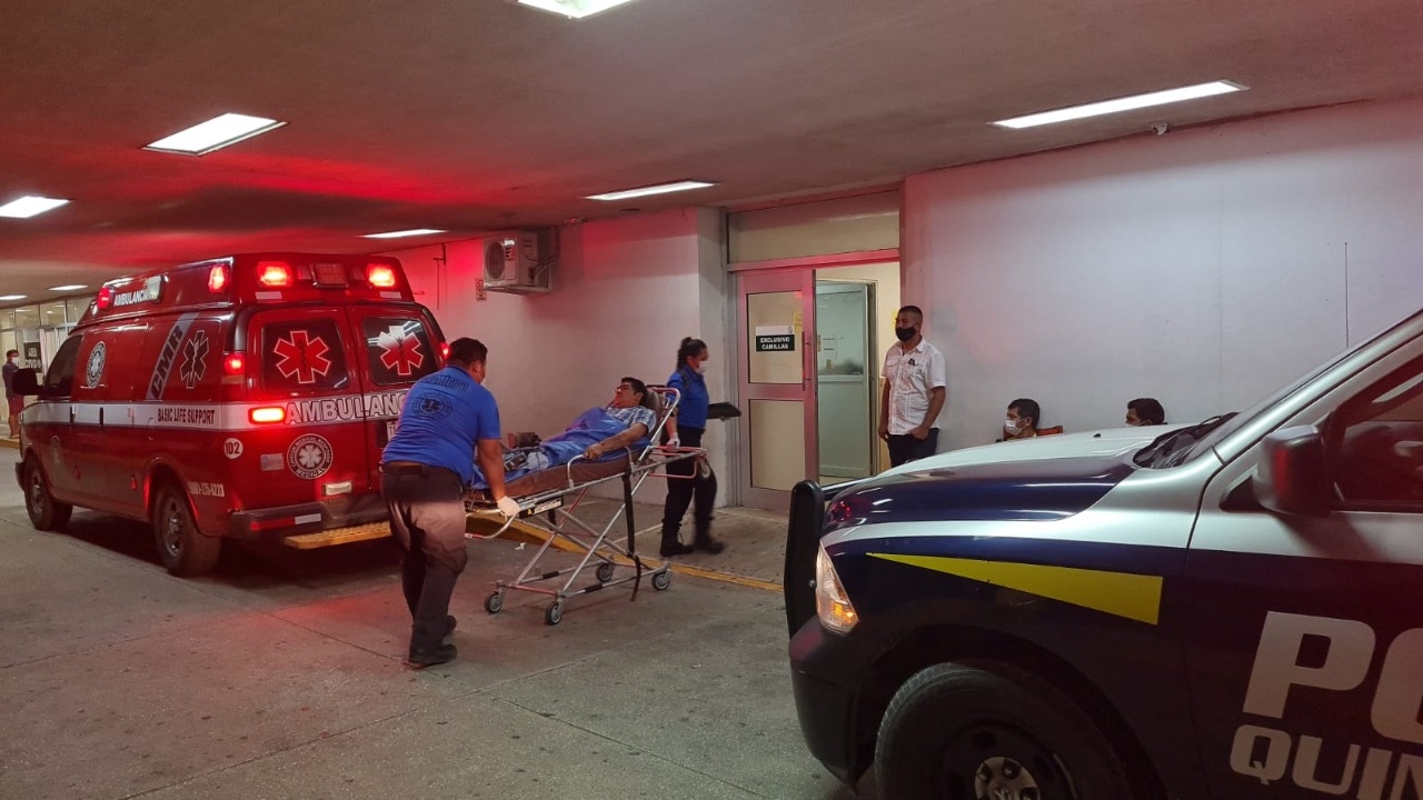 El agredido fue trasladado al hospital por una herida de bala en el glúteo, y es la tercera ocasión en que intntan secuestrarlo