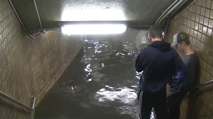 ¡Nueva York bajo el agua! Emiten alerta de inundación por la Tormenta Tropical Ida: VIDEOS