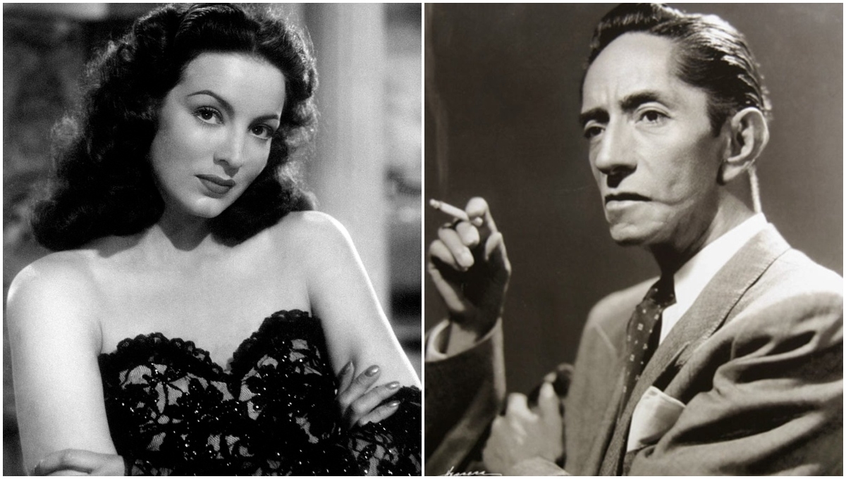 María Félix y Agustín Lara sostuvieron una tormentosa relación, y pese a que no se tienen actos del matrimonio o del divorcio, estuvieron casados de 1945 a 1948.  Foto: Especial