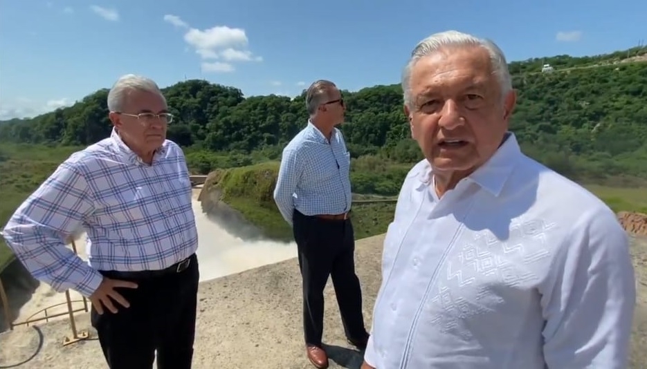 AMLO propone producir energía limpia desde la presa Picachos en Sinaloa