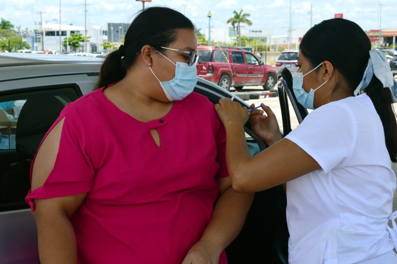 La última vez que recibieron la primera dosis las personas de 30 a 38 años de edad fue el 27 de julio