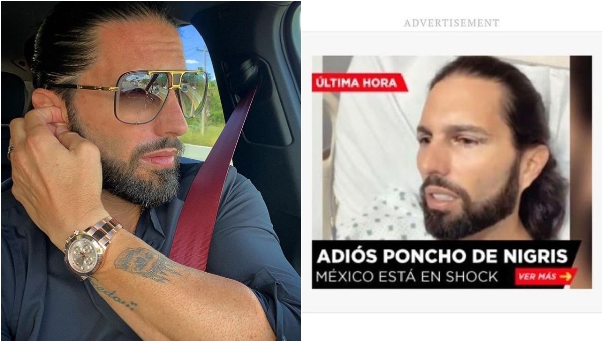 La mañana de este sábado se difundió la noticia de la muerte de Poncho de Nigris. Foto: Instagram @ponchodenigris