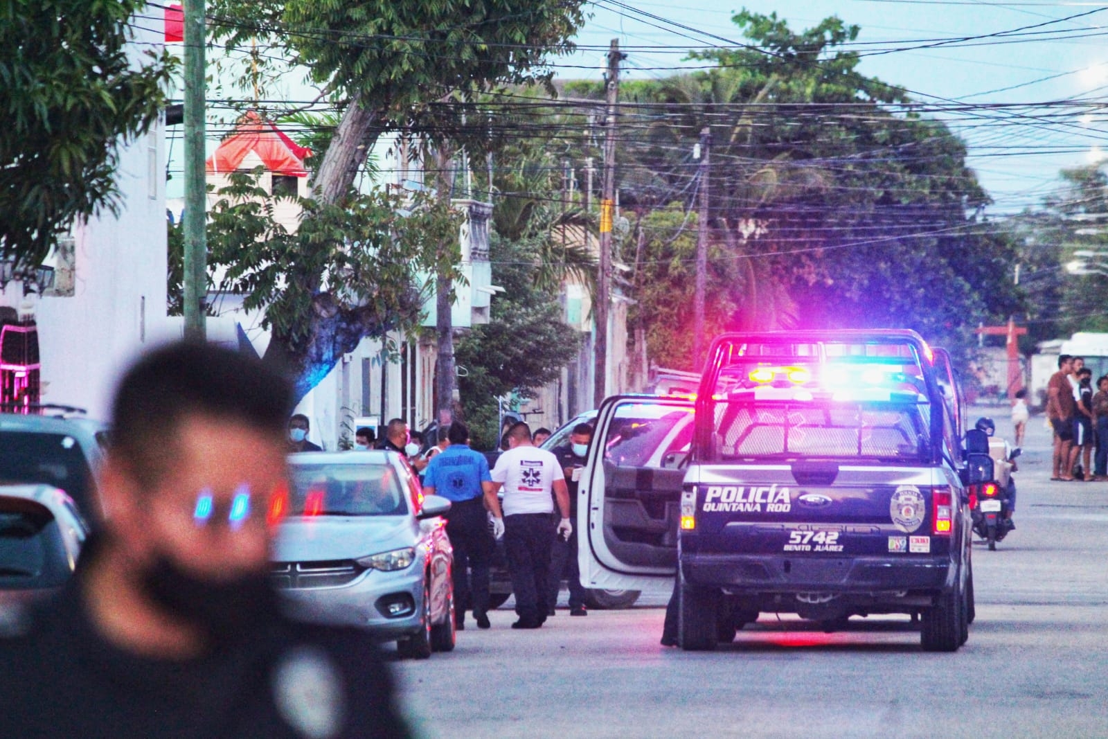 Los responsables salieron huyendo sobre la calle 70 sin que nadie logrará identificarlos