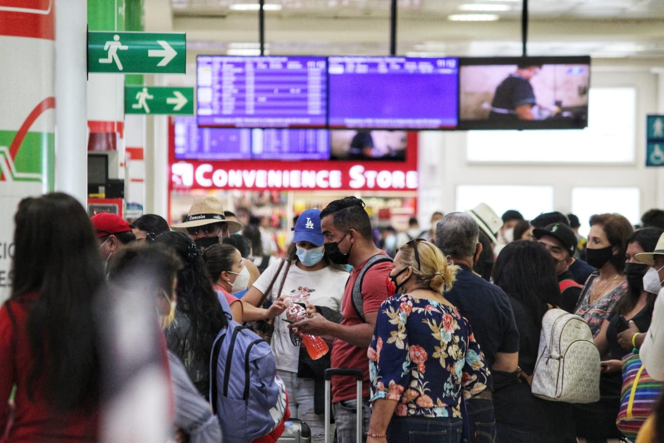 Aeropuerto de Cancún recibirá 121 vuelos internacionales este 2 de septiembre