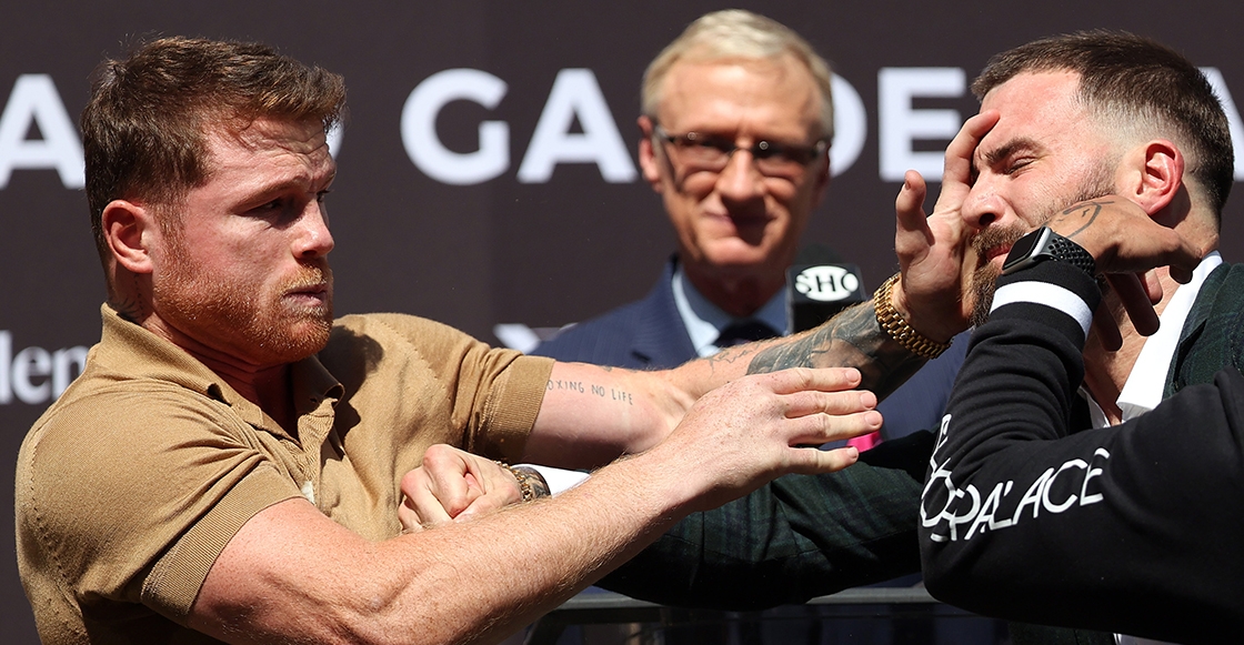 Así quedó Caleb Plant tras su pelea con el "Canelo" Álvarez en rueda de prensa: VIDEO