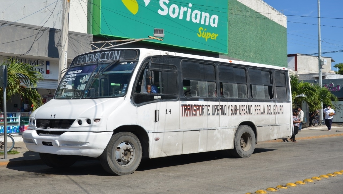 Transportistas de autobuses se declaran en quiebra en Ciudad del Carmen