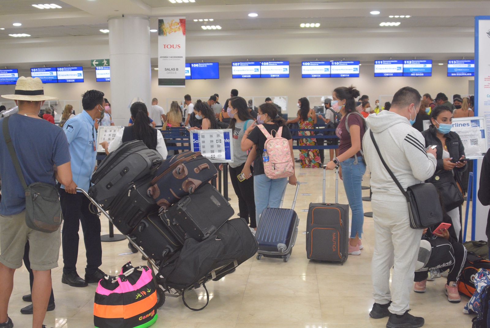 Aeropuerto de Cancún programa 360 vuelos este miércoles, 22 de septiembre