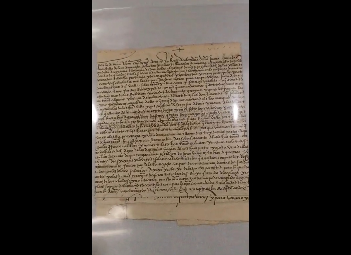 México recupera carta de Hernán Cortés y otros documentos históricos del siglo XVI