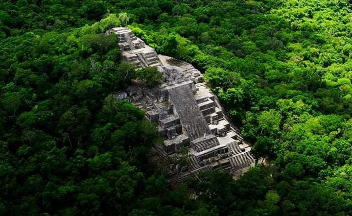 Entre las zonas arqueológicas que tiene Campeche se encuentra Calakmul