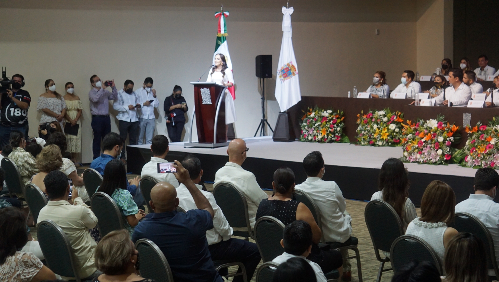 En este evento estuvo presente el coordinador de Senadores de MC, Dante Delgado