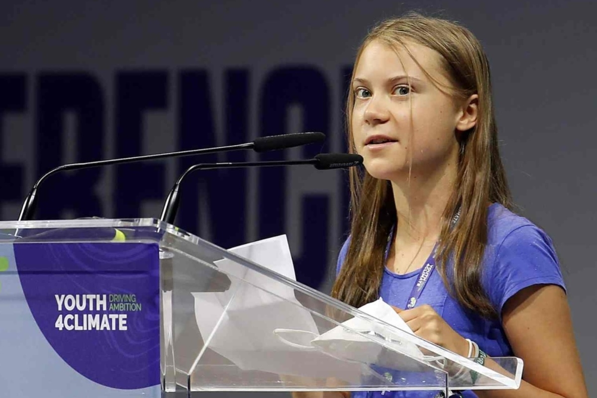 La activista criticó a los líderes mundiales por la falta de acciones para el cuidado del medio ambiente