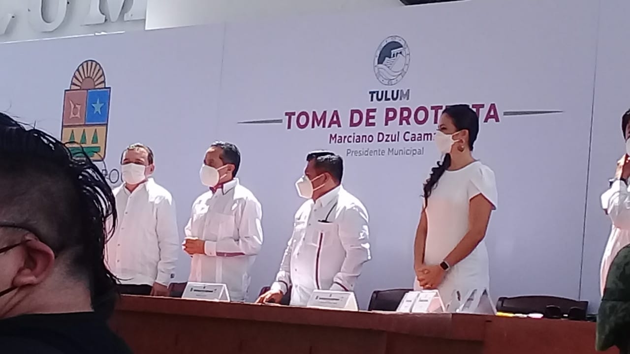 Marciano Dzul Caamal rinde protesta como Presidente Municipal de Tulum