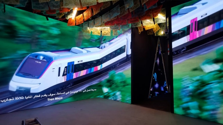 México presume el Tren Maya en Expo Dubai 2021: Ebrard