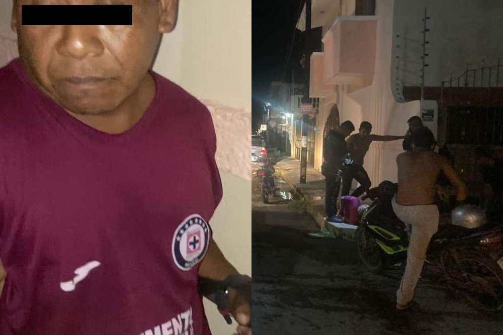 Vecinos detienen a ladrón de autoestéreos en la colonia Miraflores de Chetumal