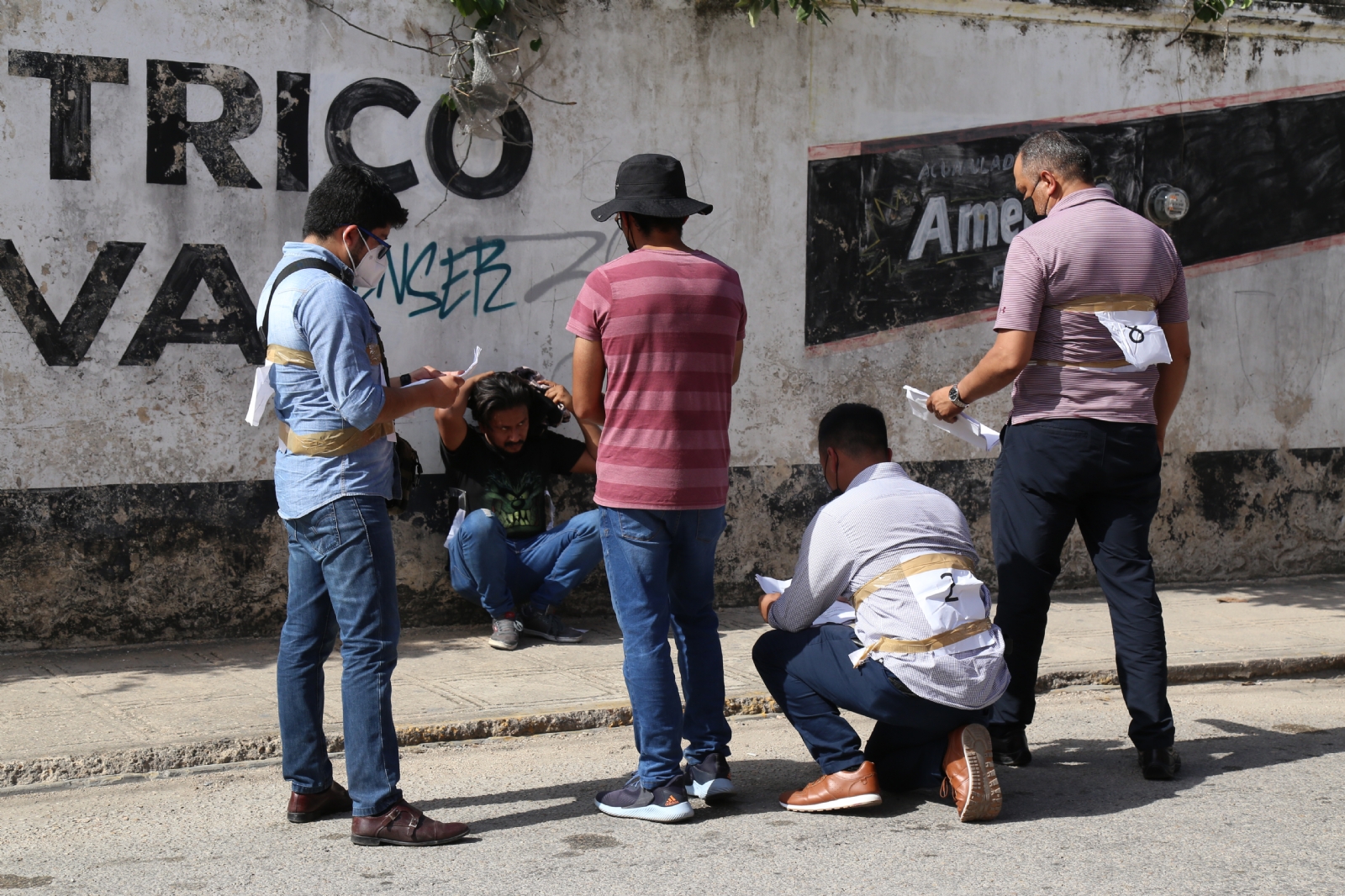 El día de ayer, las calles del Centro Histórico se convirtieron en una recreación del caso José Eduardo