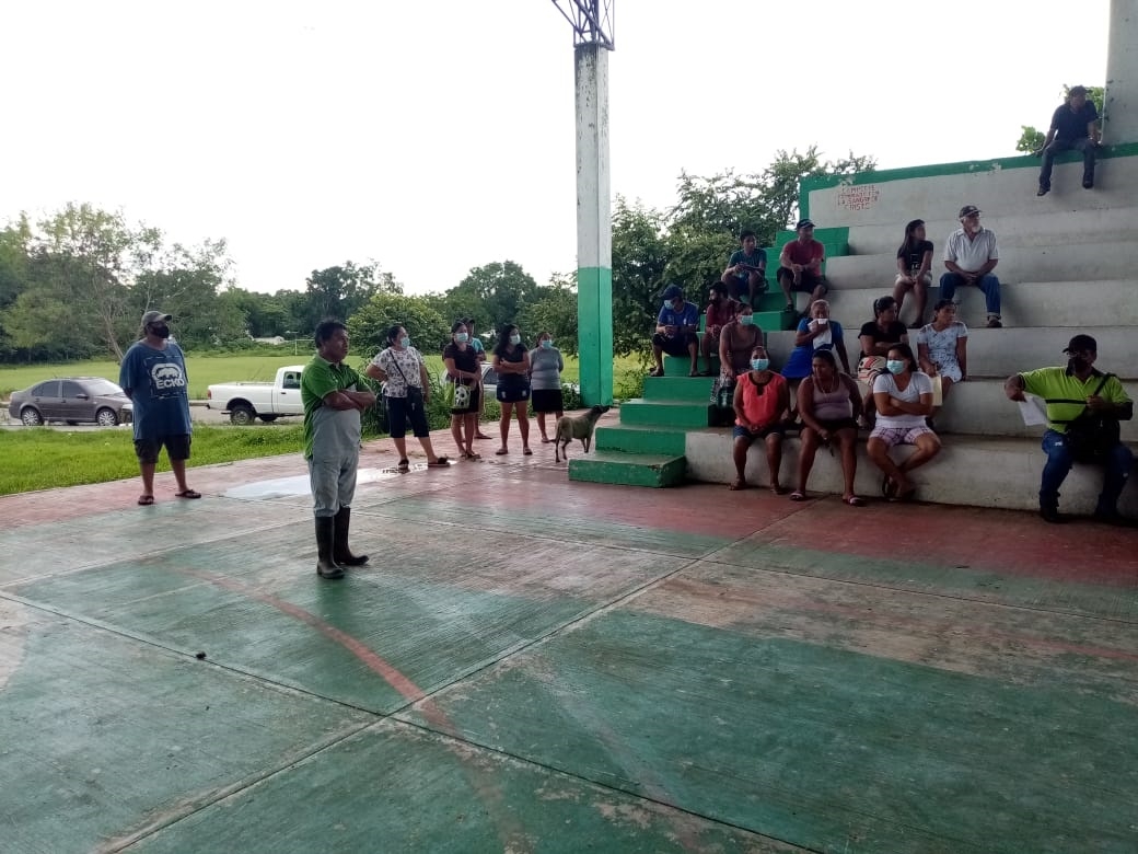 Pobladores acusan a edil de robar recursos para el agua en Candelaria, Campeche