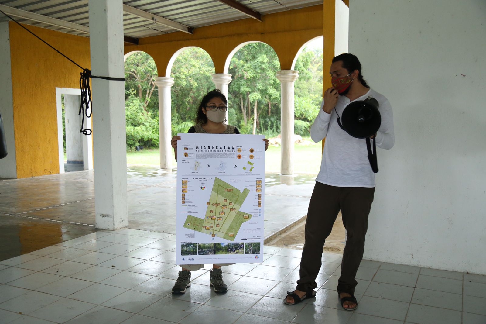 Pobladores de Chablekal, Yucatán, celebran defensa de los montes de Misné Balam