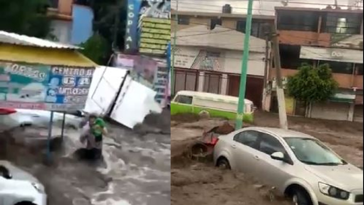 Un hombre arriesgó su vida para salvar a un bebé atrapado en la corriente