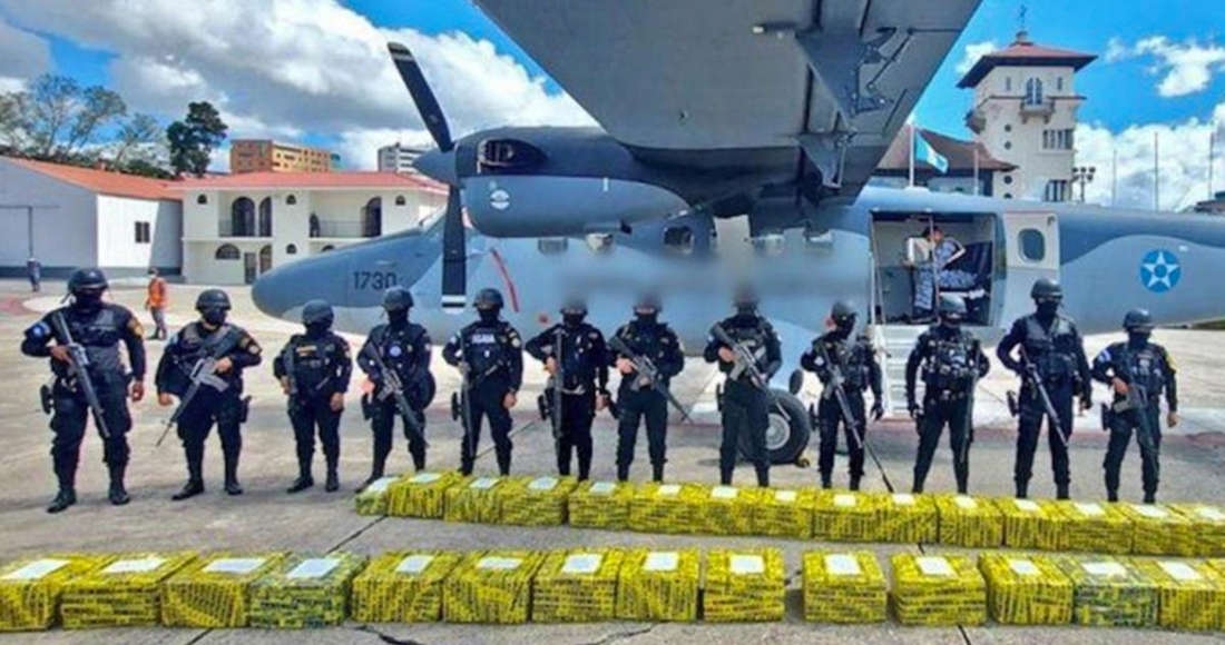 Colombia incauta “narcojet” con cocaína en Guatemala vinculado con el CJNG