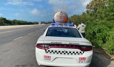 El operativo se llevó a cabo sobre la carretera federal Ciudad del Carmen-Campeche