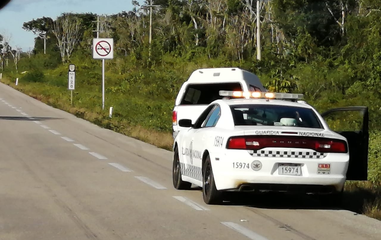 Los hechos se registraron durante la tarde de este viernes, a la altura del kilometro 120 + 00 de la carretera federal 307