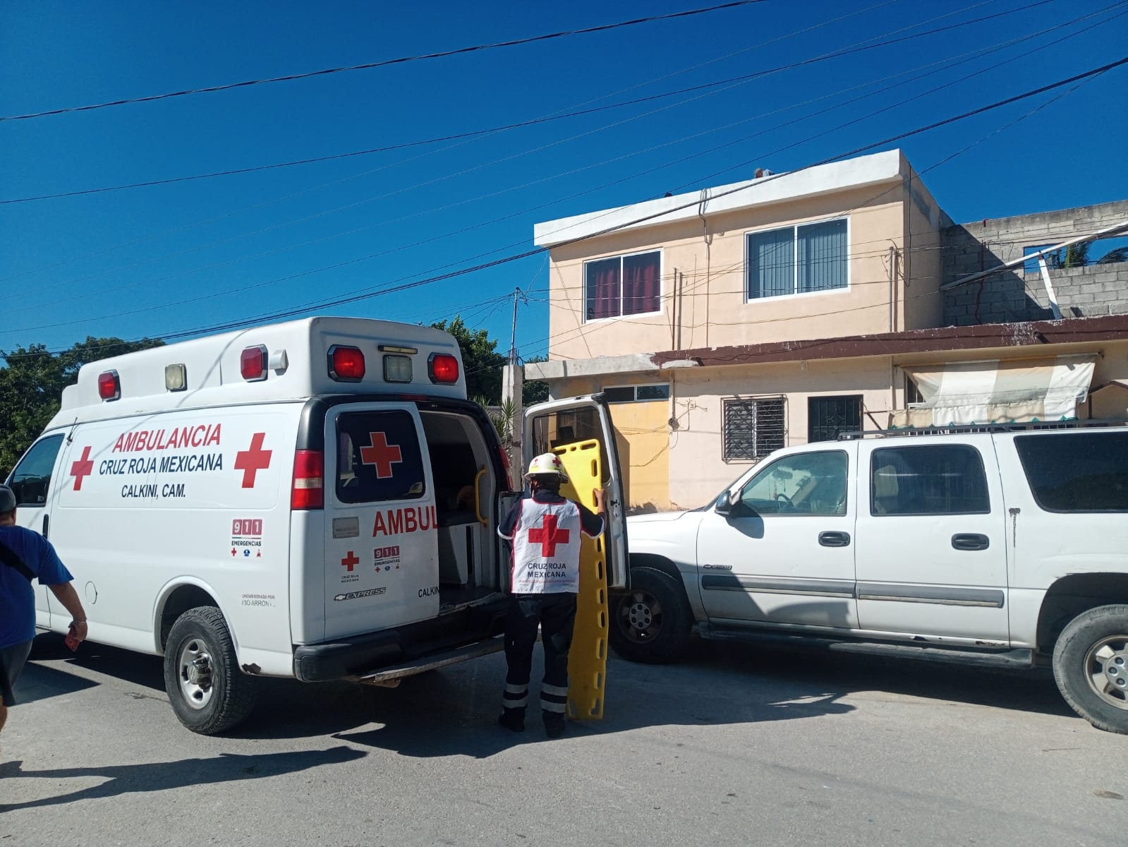 El  joven fue trasladado al hospital la mañana de este sábado