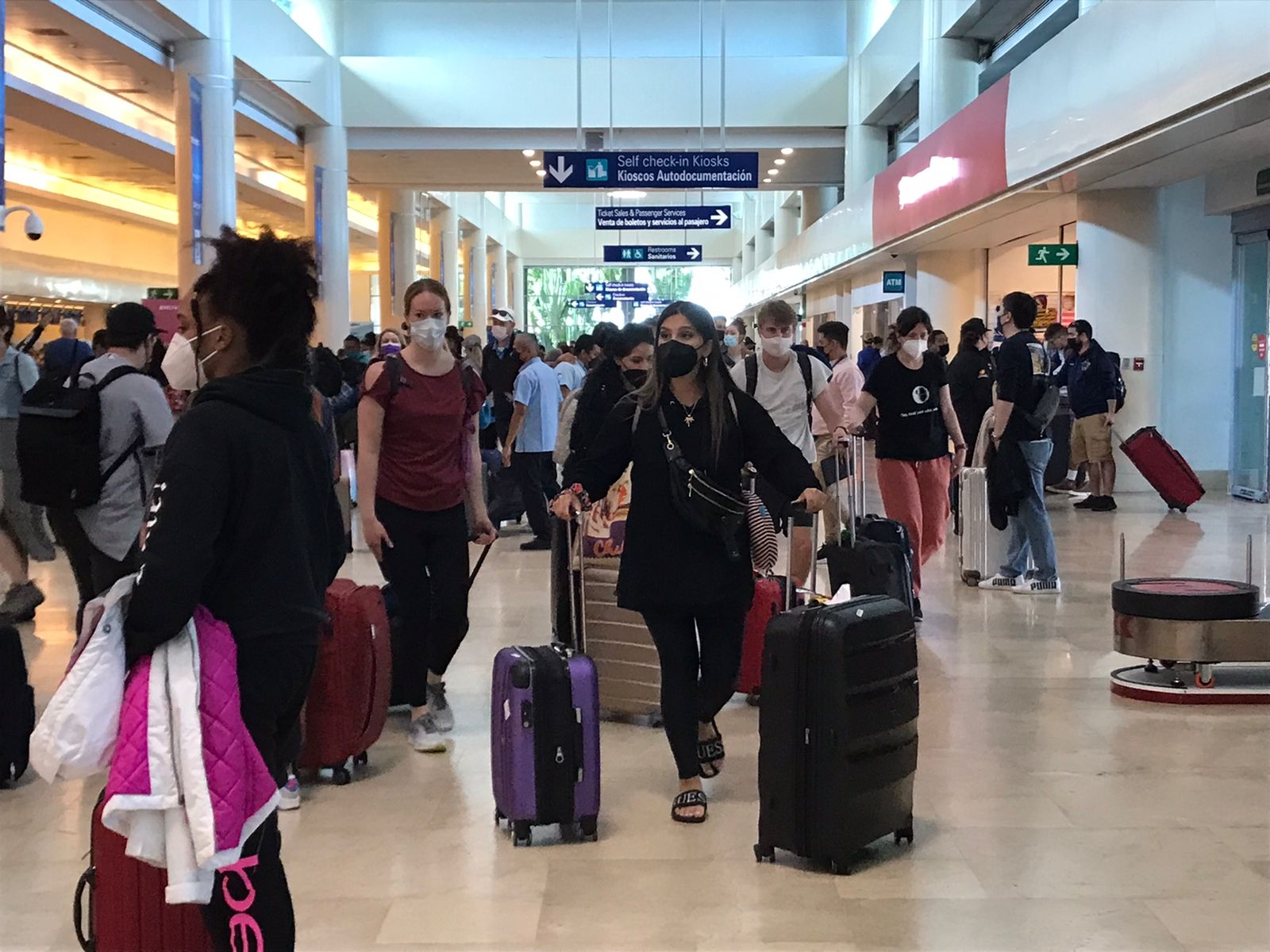 Aeropuerto de Cancún, sin cancelación de vuelos por Tormenta Invernal en EU: VIDEO