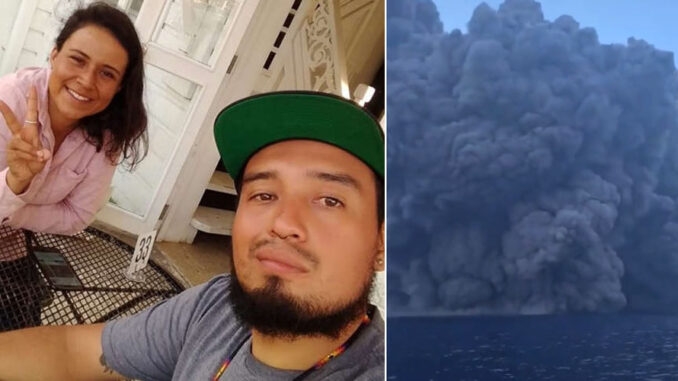 Leslie y David, dos biólogos mexicanos que residen en Tonga, buscan ayuda para salir de la isla luego de la erupción de un volcán submarino