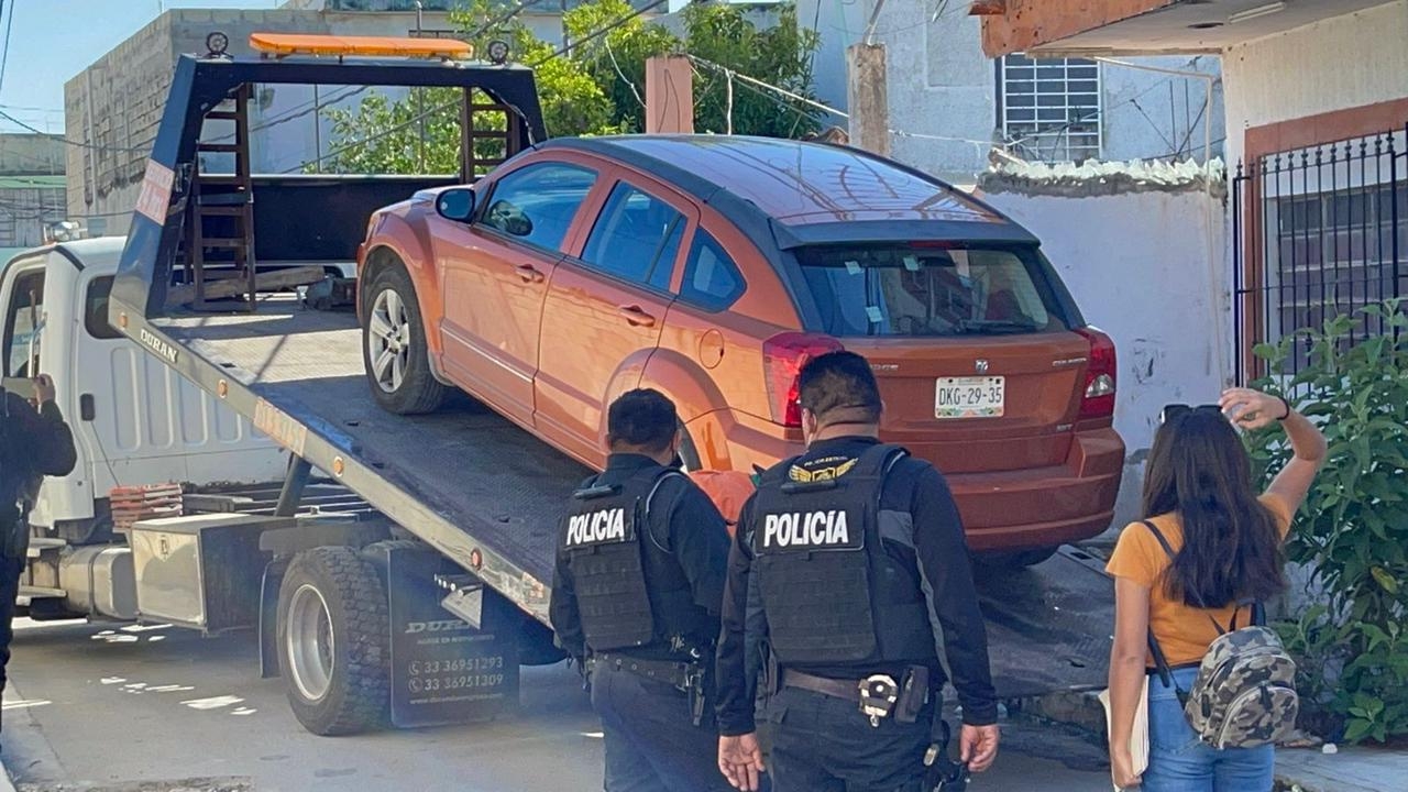 El auto fue trasladado a la Fiscalía