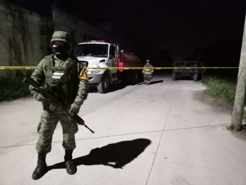 Desmantelan bodega con huachicol ubicada en Alfredo V. Bonfil de Cancún