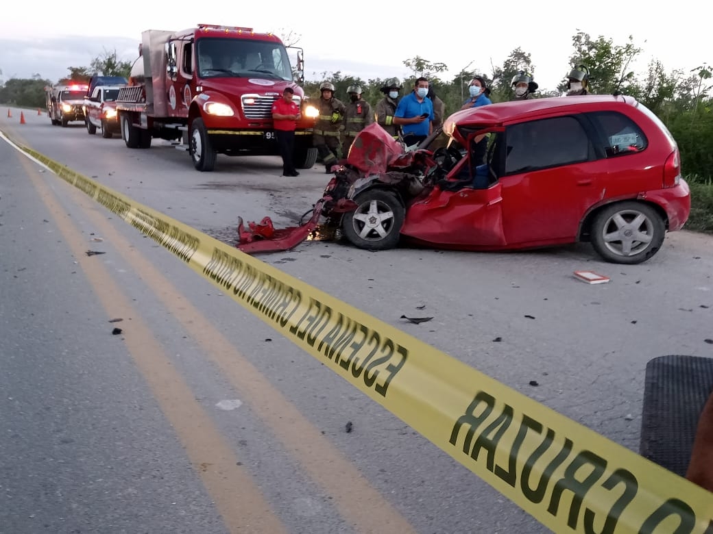 Muere hombre en accidente de tránsito sobre la carretera Cancún-Mérida: VIDEO