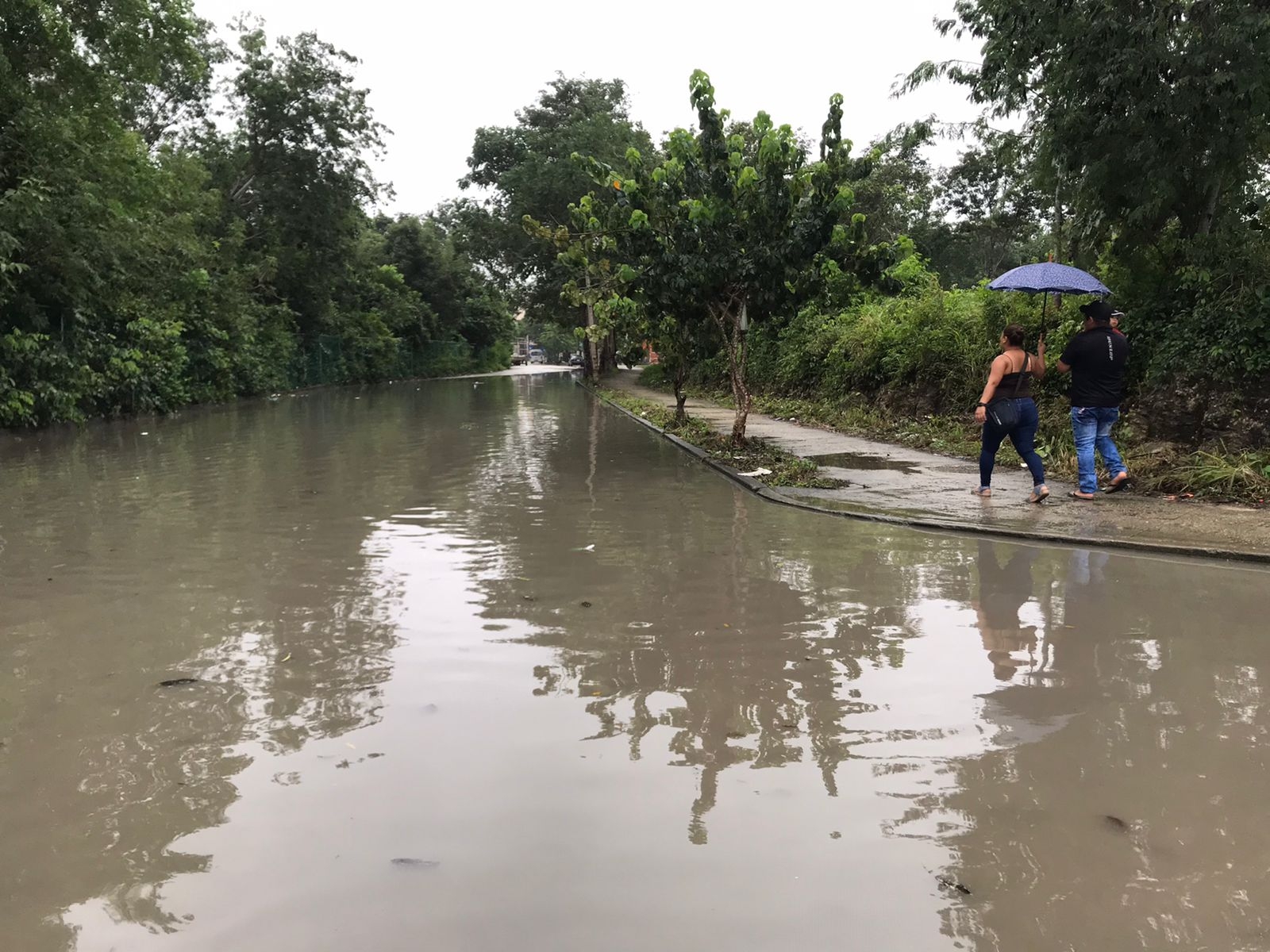 Clima en Cancún: Fuertes lluvias debido al Frente Frío No. 19