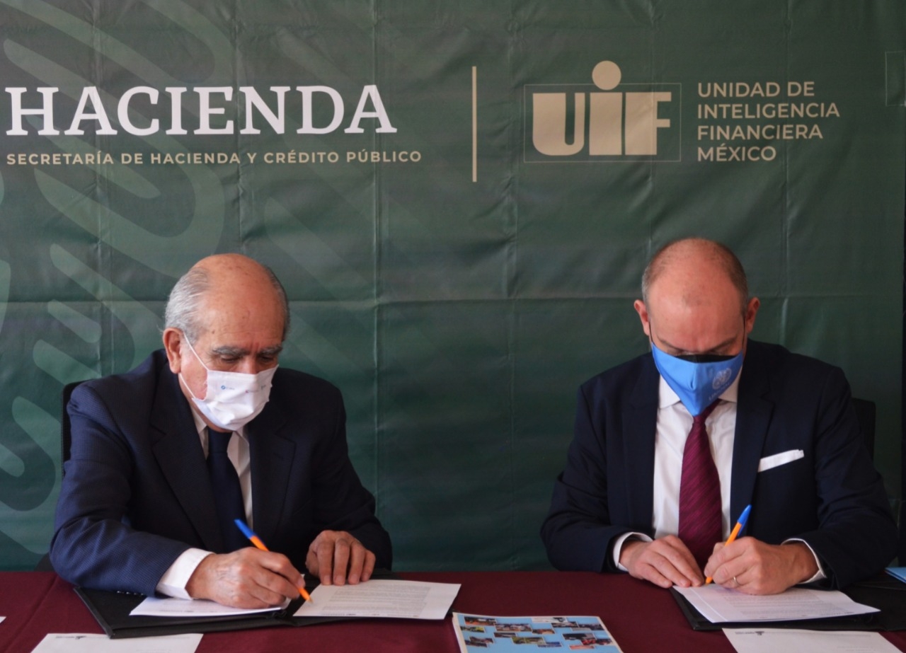 UIF y UNODC firman Marco de Cooperación para generar estrategias contra la corrupción