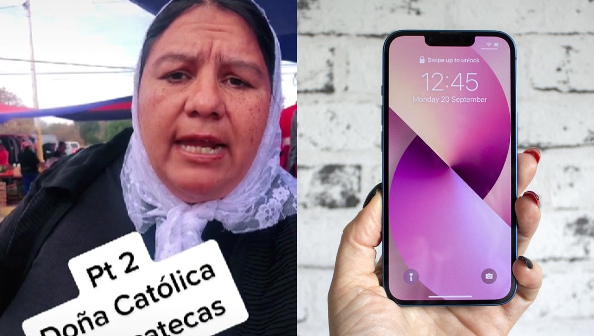 Señora católica arremete contra iPhone; "está sellado con la sangre de 666 abortos": VIDEOS