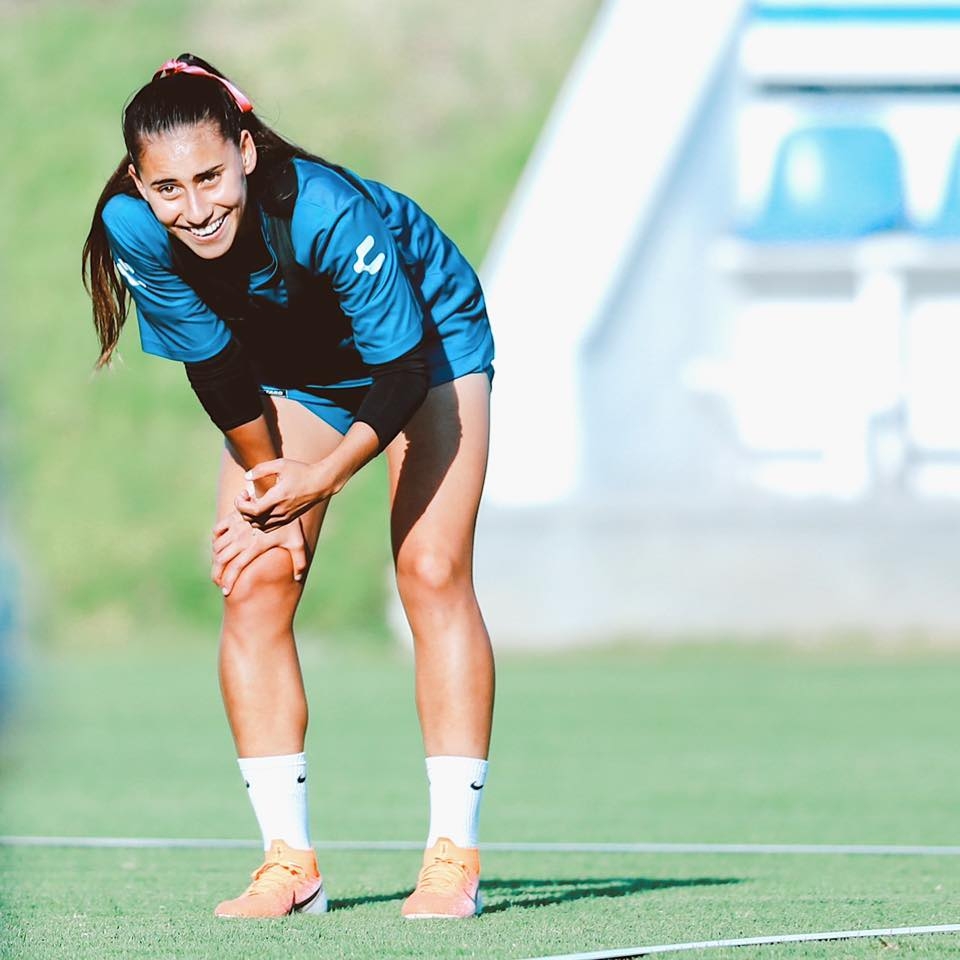 La deportista carmelita inició en las filas del Club Femenil Pachuca en el año 2018