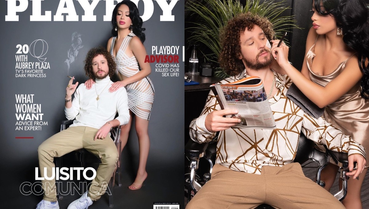 Critican a Luisito Comunica por reforzar estereotipos de género en portada de Playboy