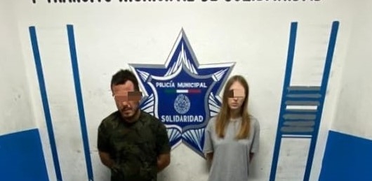 Detienen a pareja de narcomenudistas tras persecución en Playa del Carmen