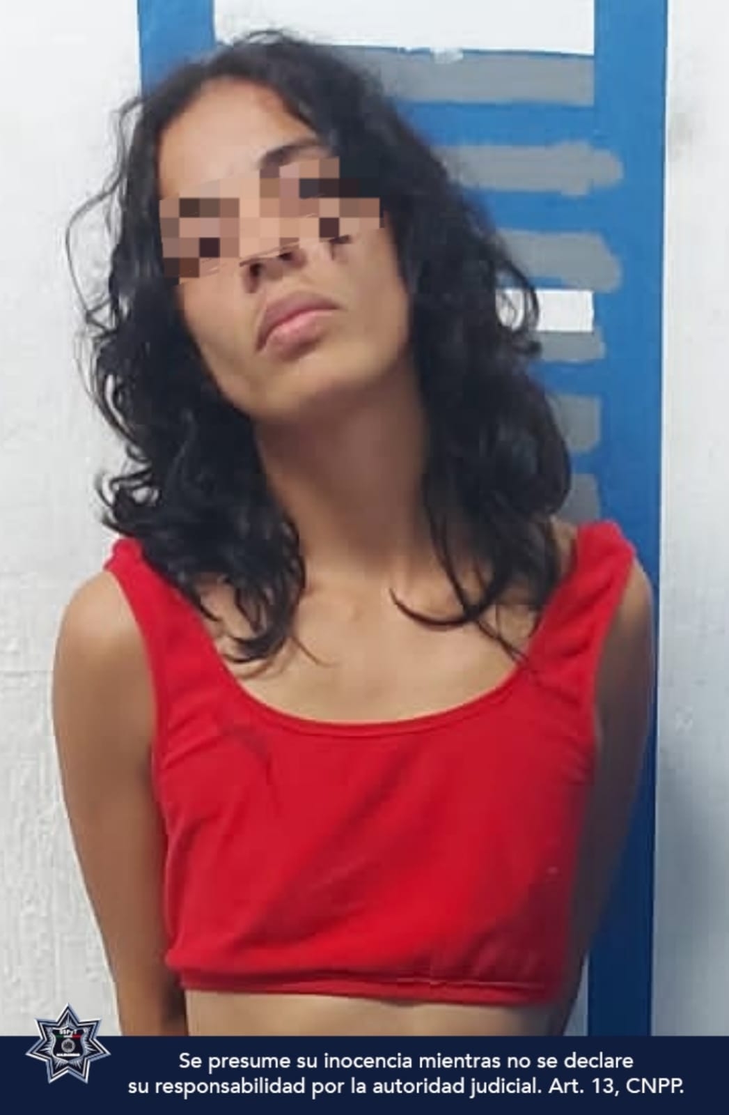 La mujer fue identificada como Sanoa "N" de 28 años de edad, originaria de Tabasco