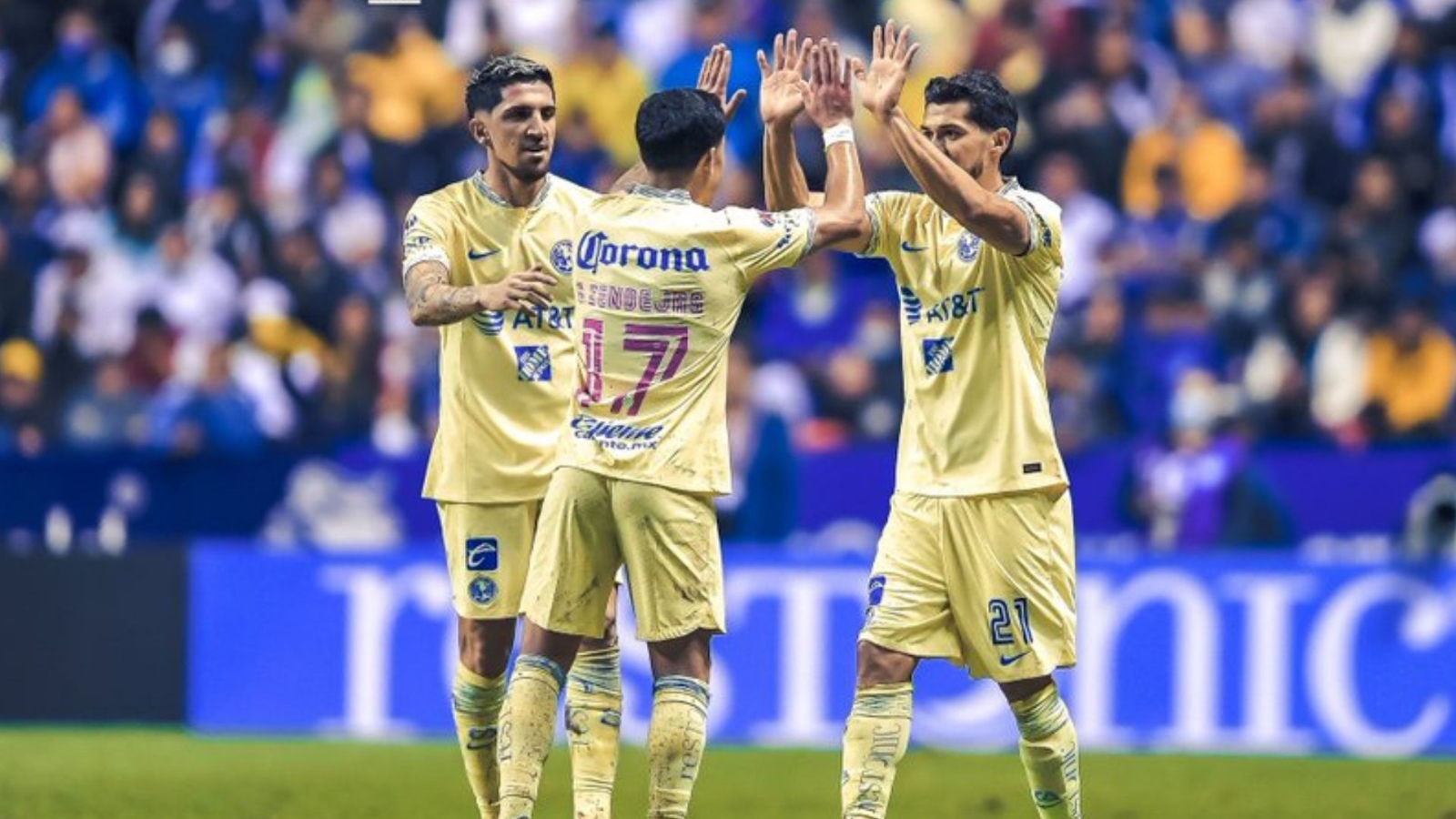 América venció al Puebla en el Cuauhtémoc