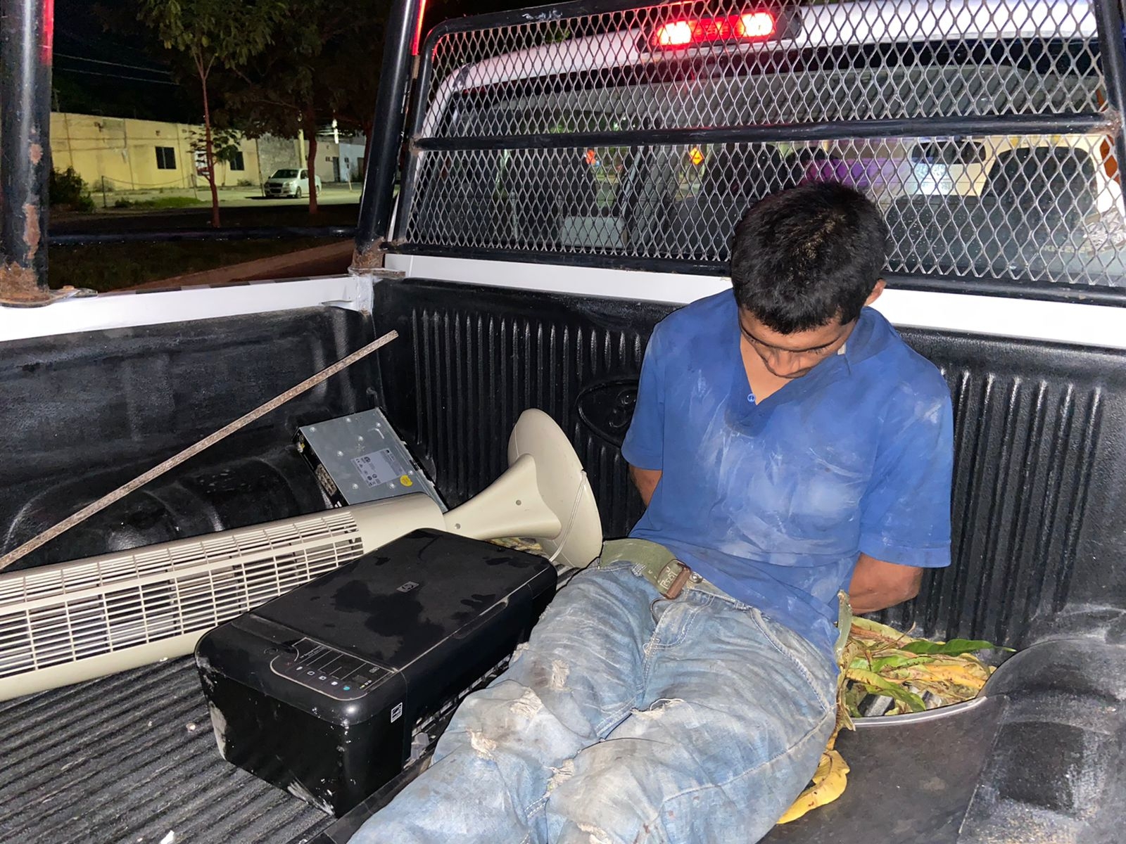 Detienen a un hombre tras robar en un kínder en Campeche