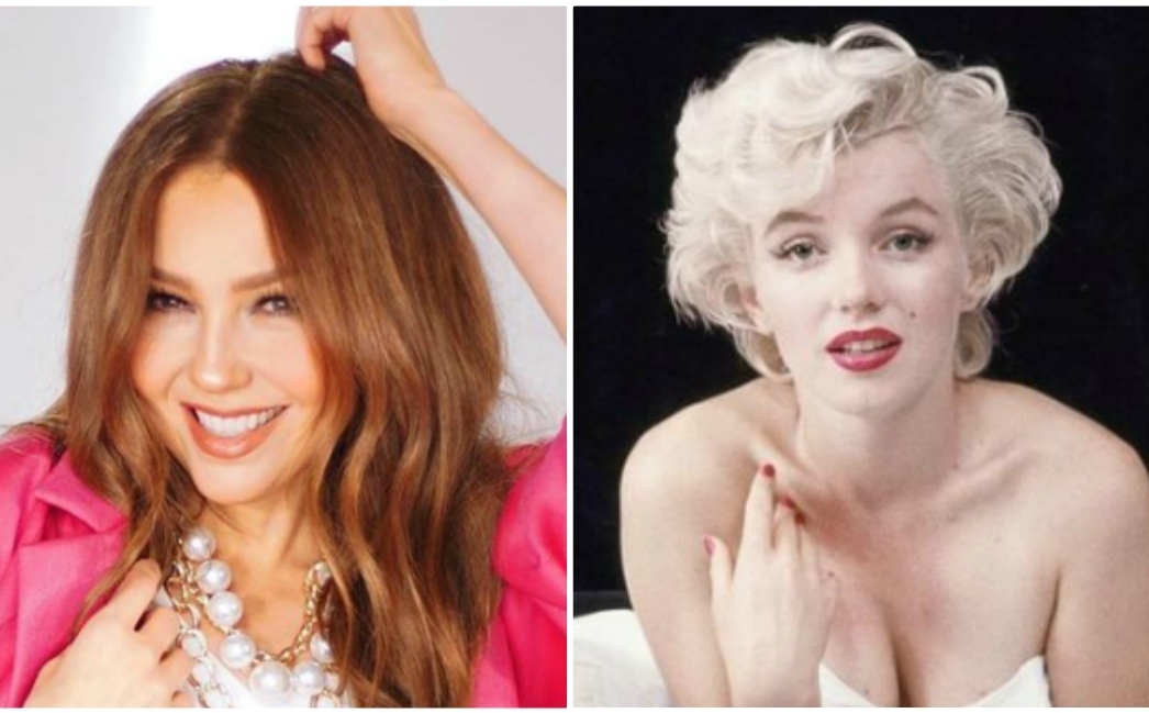 Thalía recreó el disfraz de una de las actrices más emblemáticas del cine estadounidense, Marilyn Monroe