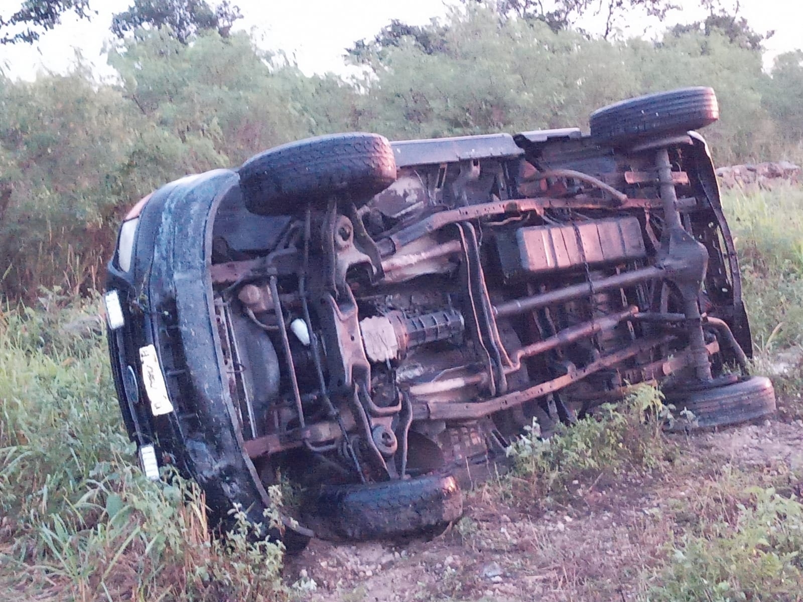 El conductor se quedó dormido al volante