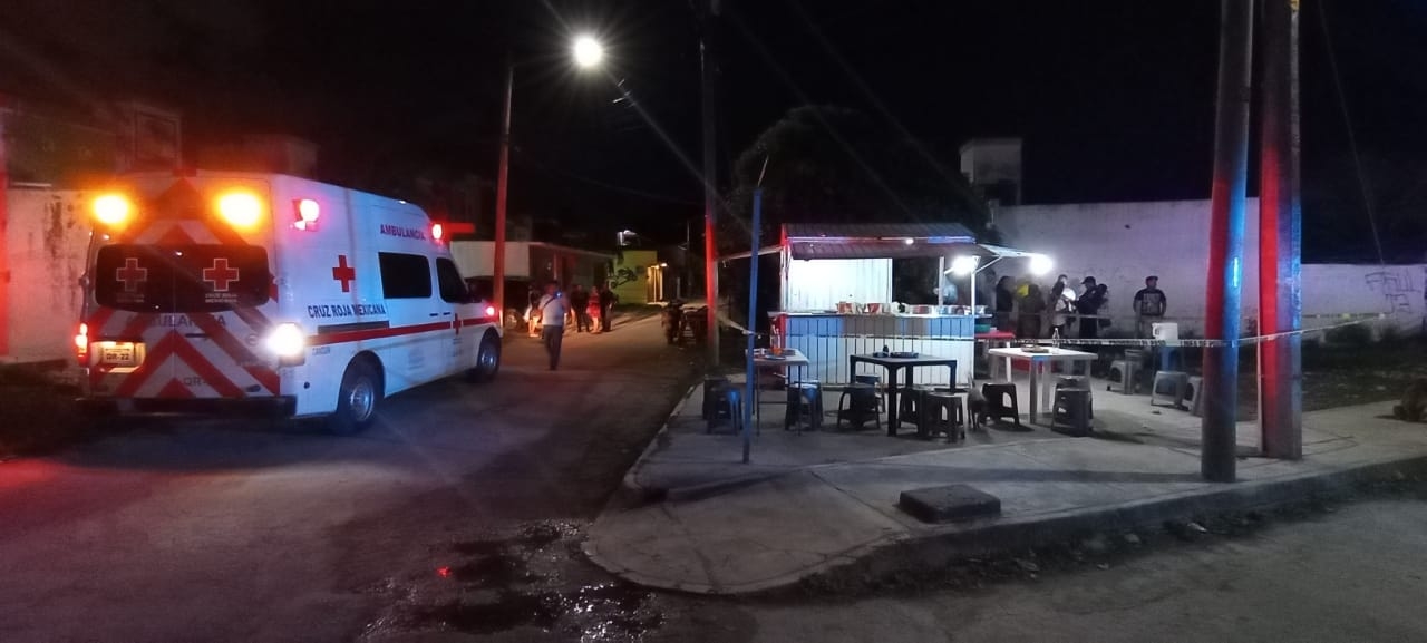 Disparan contra puesto ambulante por supuesto robo en Cancún