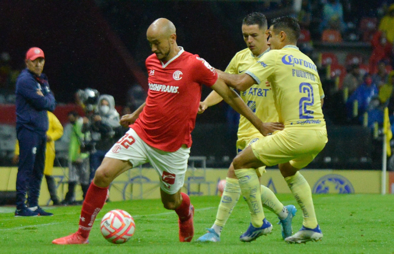 América y Toluca se miden en el Azteca por la vuelta de las semifinales.