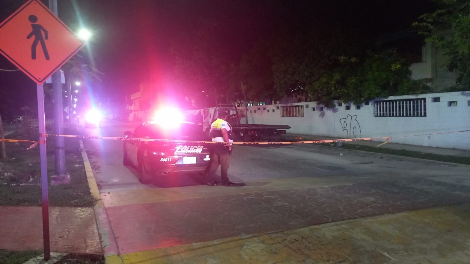 Muere motociclista al derrapar en Playa del Carmen