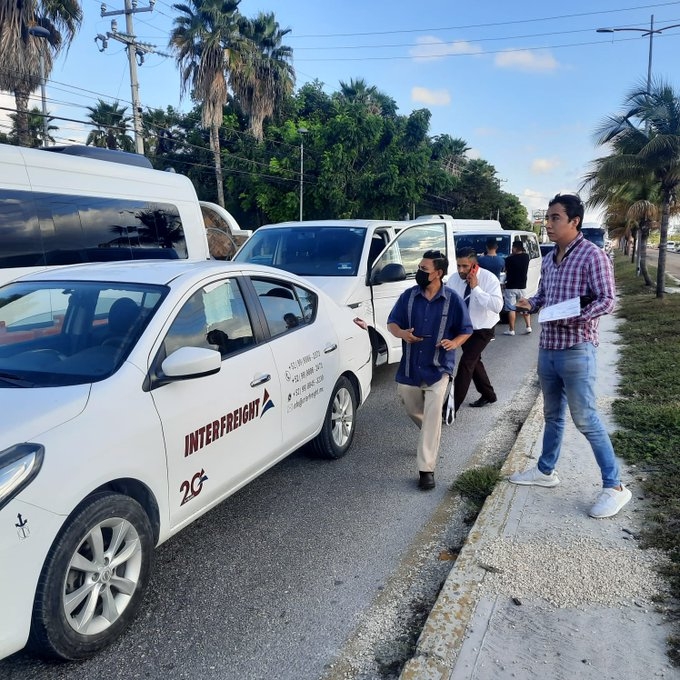 Tránsito de Cancún anunció percances viales en dos puntos de la ciudad