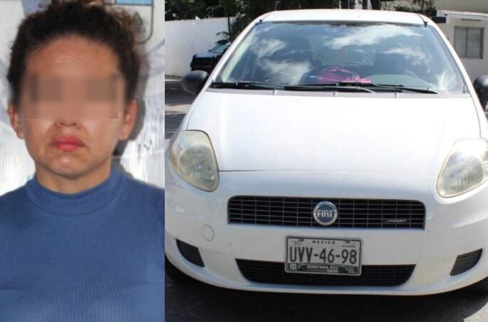 Aseguran a mujer por protagonizar zafarrancho durante una detención en Cancún