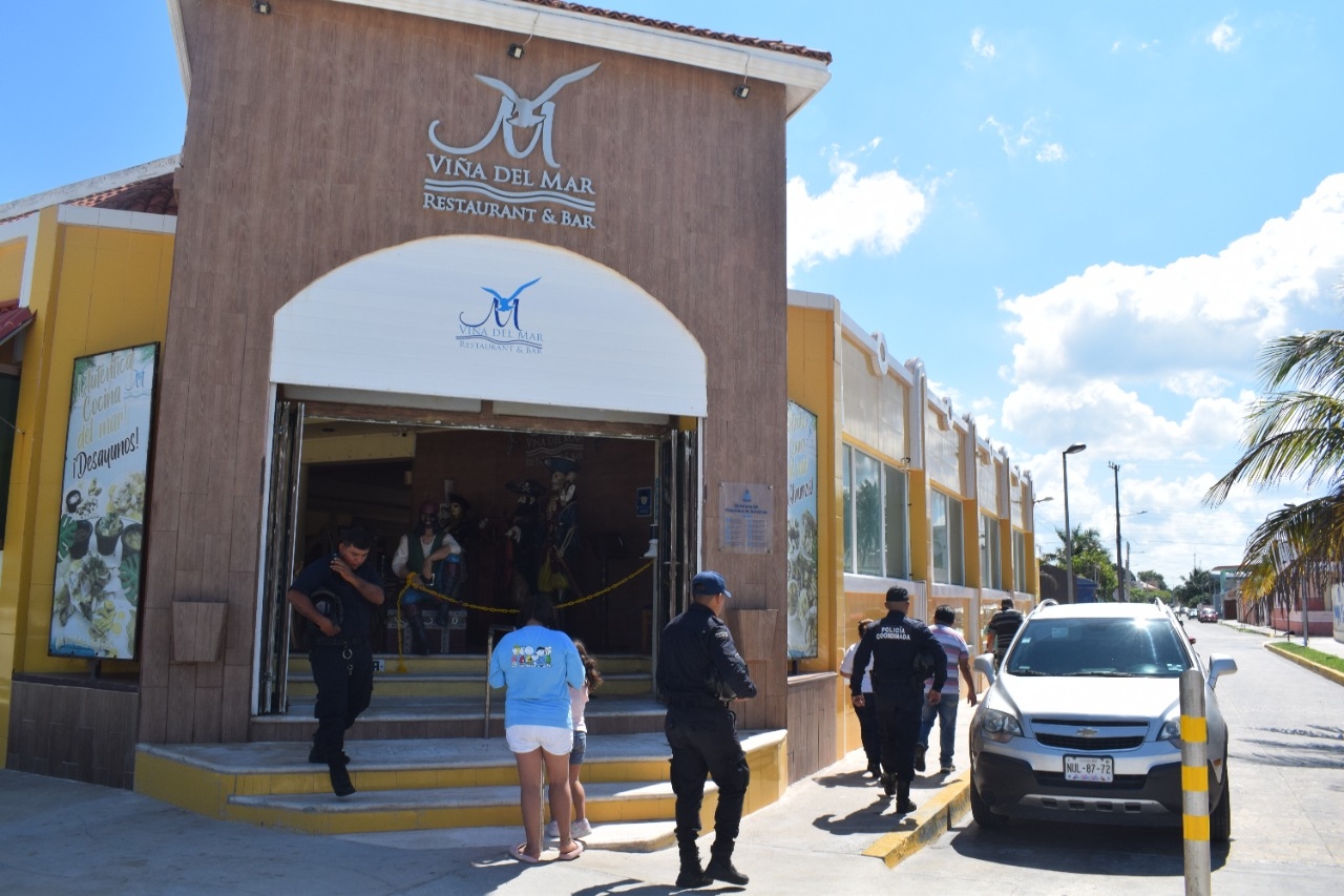 Operativo de la SSP Yucatán ahuyenta a comensales de un restaurante en Progreso