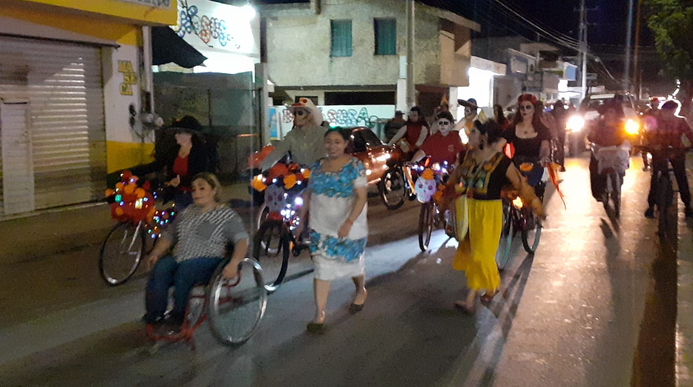 Inició en el municipio de José María Morelos, en Quintana Roo, poco después de las 7 de la noche la "Rodada de Las Animas"