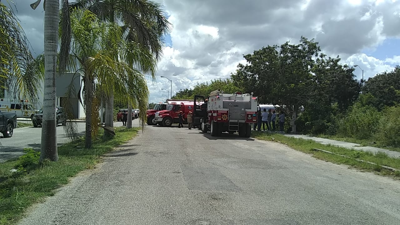 Al lugar llegaron bomberos y elementos de la policía estatal